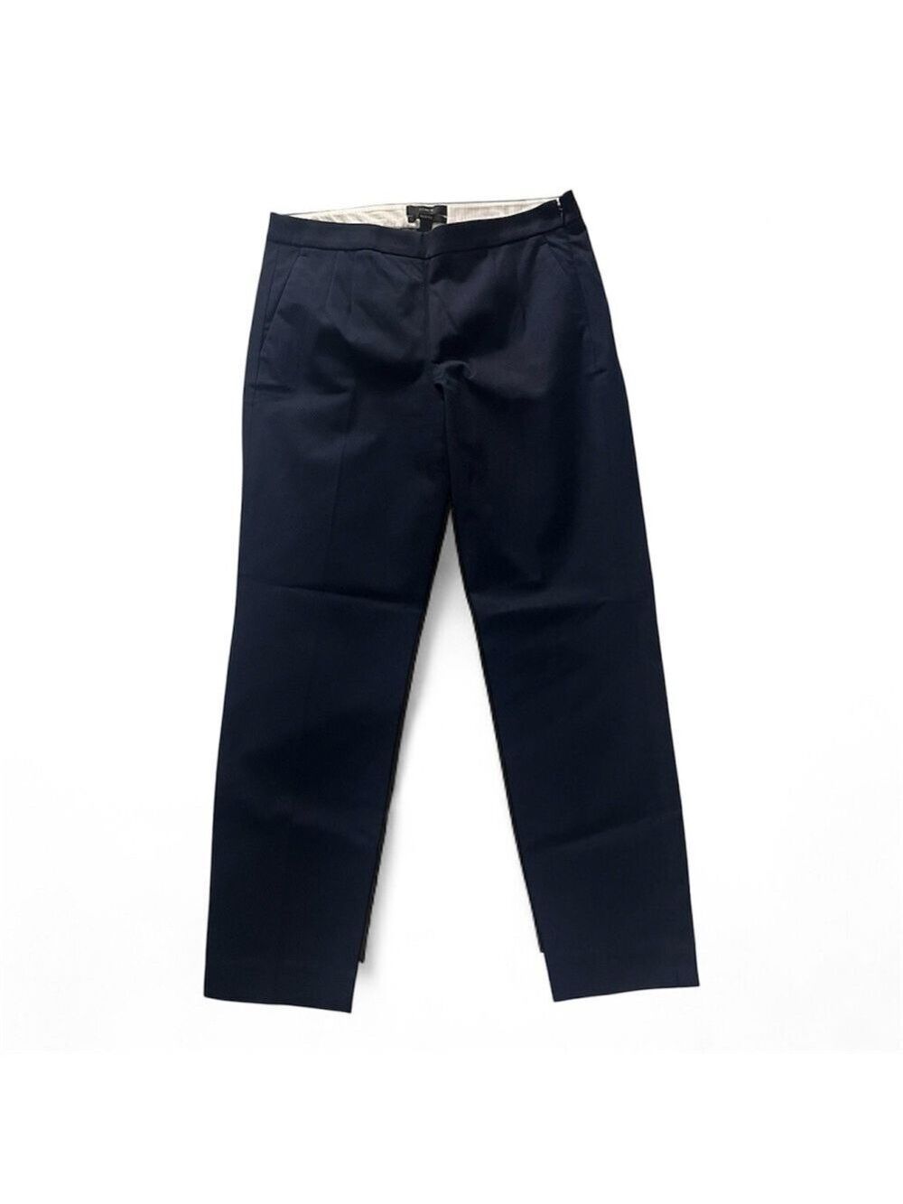 J.Crew Martie High Rise Slim Ankle Pant Navy Blue Trousers Workwear Size 4